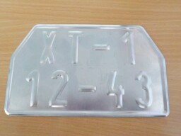 SPZ dle zadání - zadní